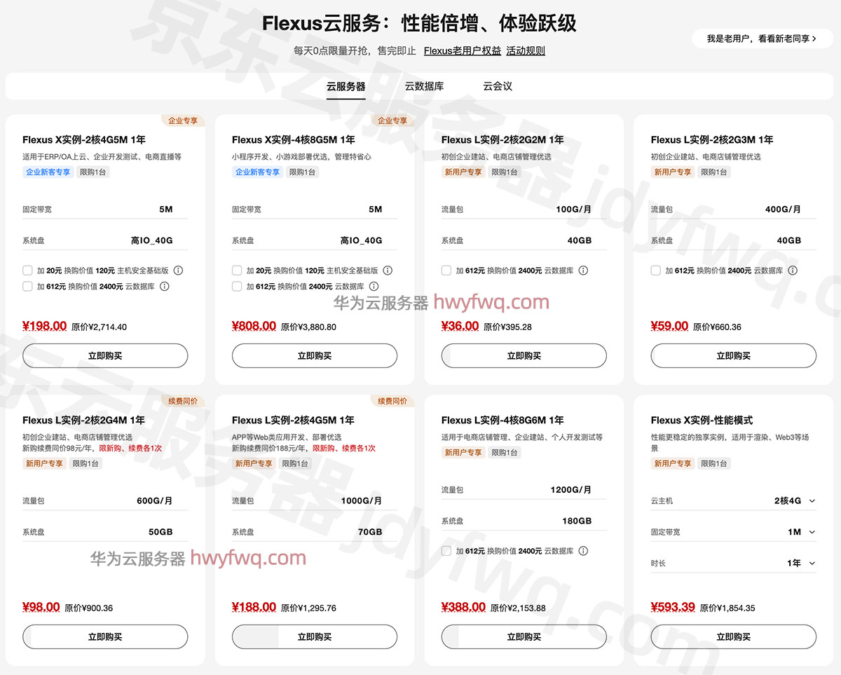 华为云服务器租赁优惠价格2025最新