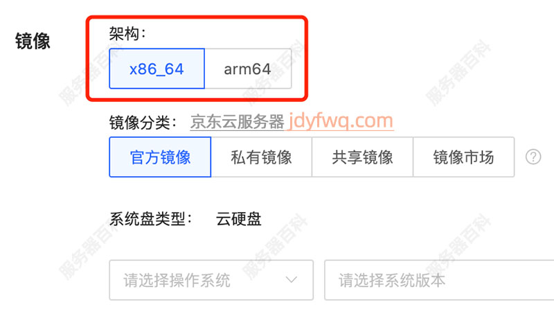 京东云服务器x86_64和arm64架构